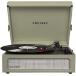 Crosley CR8017B-SA Voyager Vintage Portable Turntable with Bluetooth in/Out and Built-in Speakers, Sage