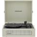 Crosley CR8017B-DU Voyager Vintage Portable Turntable with Bluetooth in/Out and Built-in Speakers, Dune