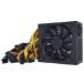 2400W/2000W/1800W Miner Power Supply 95% Efficiency AC 180-260V Active PFC ATX Power Cards GPU for Bitcoin Mining Miner (Color : Gold)