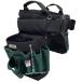 BOULDER BAG Ultimate Electrician's MAX Combo with Comfort Back Support Tool Belt, Quick Release Buckle, Heavy Duty Work Belt, Green, (2X-Large 43-48 I