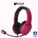 PDP AIRLITE Headset with Mic for PS5, PS4, PC - Cosmic Red