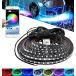 Car Underglow LED Light Kits,Bluetooth 4.0 RGB Color LED Strip Lights with App Control,Sync to Music 4 PCS(2x59 + 2x75 inch) Waterproof for All Cars.