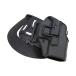 BLACKHAWK! Serpa CQC Carbon Fiber Black Holster (Matte Finish) Size 01 Right Hand (Glock 26/27/33)