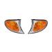 Rareelectrical NEW WHITE TURN SIGNAL LIGHT PAIR COMPATIBLE WITH BMW 330I 2002-05 BM2521110 63136915384 63136915383 BM2520110 63-13-6-915-384
