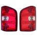 GO-PARTS - Pair/Set - for 2010-2011 Chevrolet (Chevy) Silverado 3500 HD Rear Tail Lights Lamps Assembly/Lens/Cover - Left  Right (Driver  Passenge