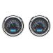 Dakota Digital 47-53 Chevy GMC Truck Analog Dash Gauges Carbon Blue VHX-47C-PU-C-B