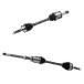 TRQ Front CV C/V Axle Shaft Assembly Kit New Left  Right Pair 2 Piece Set for 2006-2012 Toyota Rav4 2.4L/2.5L with Four Wheel Drive