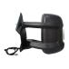 Left Driver Side Mirror VL255 Unpainted Black Glass Convex Heated With Turn Signal Compatible With Citroen Jumper Fiat Ducato Peugeot Boxer 2006-2012