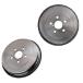 Detroit Axle - Rear Brake Drums Replacement for 2009 2010 2011 2012 2013 2014 2015 2016 2017 2018 2019 Toyota Corolla - 2pc Set