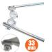  отдельные ручки 33 пирог 33mm серебряный серебряный HIGH угол настройка GSX400F GT250 GT380 GSX250E NZ250 GSX250F GSX400E GSX400T