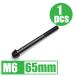 64 titanium сплав болт M6×65mm P1.0 1 шт. конус колпак .. пачка соответствует черный чёрный Ti-6Al-4V