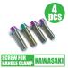 Z1000 -2009 специальный 64 titanium сплав производства рулевая стойка комплект болтов жарение цвет руль зажим 