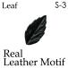  натуральная кожа узор работа с кожей кожа лист .. leaf ( маленький ) 1 цвет 10 листов входит S-3 INAZUMA