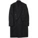  John Lawrence sali van JOHN LAWRENCE SULLIVAN KEMP MELTON DOUBLE BREASTED CHESTERFIELD COAT black JLS-1B001-0226-12