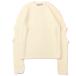 SALE ۥ󥹥Х JOHN LAWRENCE SULLIVAN Elbow hole rib knit sweater white JLS-4B003-0123-35