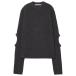 SALE ۥ󥹥Х JOHN LAWRENCE SULLIVAN Elbow hole rib knit sweater grey JLS-4B003-0123-35