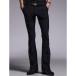  сверло .u сверло .ukiryuyrik High Tension Jersey Flare Skinny Slacks black kiryuyrik-KV-HP33-600