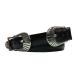 UNISEX Toga TOGA Double buckle leather bangle black TOGA-TZ262-AK933