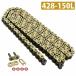 �w428?150L�x�w�V�[���`�F�[���x�ėp �o�C�N �V�[���L �S�[���h �`�F�[�� TW200 TW225 �Z���[225 XT200 XLR125 CBR150 YZ85
