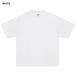 SHAKA WEAR �V���J�E�F�A �N���b�v�h T�V���c ���� ���nT TEE �v���[��T �w�r�[�E�G�C�g �V���v�� 7.5 OZ MAX HEAVYWEIGHT CROPPED �֘A�摜1