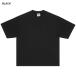 SHAKA WEAR �V���J�E�F�A �N���b�v�h T�V���c ���� ���nT TEE �v���[��T �w�r�[�E�G�C�g �V���v�� 7.5 OZ MAX HEAVYWEIGHT CROPPED �֘A�摜2