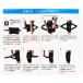 �J�T�n���Œ�͂Ђ��w�o�T�|�[�^�[/���E���p/�Б�����M�\L�i�Ђ�����a�͖�38-50cm/�Ђ������a�͖�31-47cm�j �֘A�摜3