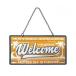 en Boss WELCOME plate rek tang ru orange DE054957