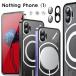 �X�}�z�P�[�X Nothing Phone (1)�P�[�X Nothing Phone1�P�[�X �A���~�j�E���o���p�[ �i�b�V���O �t�H�� (1)�J�o�[ �}�b�g�� �i�b�V���O �t�H�� ����