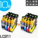 LC211-4PK LC211 4�F�p�b�N�~2 �u���U�[�p �݊��C���N LC211BK LC211C LC211M LC211Y DCP-J963N DCP-J767N DCP-J762N DCP-J567N DCP-J562N MFC-J887N MFC-J880N