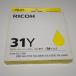  Ricoh GX картридж желтый GC31Y 515746 IPSiO GX e2600/e3300/e5500/e7700 RICOH SG5100 для 