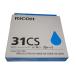 [ есть перевод новый товар оригинальный ]RICOH Ricoh GX картридж Cyan GC31CS 515740