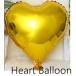  Heart форма способ судно Gold 1 шт ba Rune день рождения party (K21)