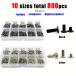 800 шт / коробка LAP верх компьютер для винт болт CM M2 M2.5 M3 Philips Cross Ultra sin Flat way - - head Mix a