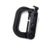 Grimloc Carabiner (kalabina) BLACK молдинг система . соответствует универсальный kalabina Гримм блокировка. D кольцо 