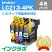 LC213-4PK 4ѥå10å Brother ֥饶 ߴ󥯥ȥå ץ󥿡 ICåס̸б