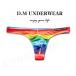 Sale распродажа D.M/ti-* M T-back Rainbow скорость . спортивный sexy мужской мужчина нижнее белье DM