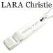 LARA Christielala Christie боковой way колье белый женский серебряный 925 эмаль P3037-W