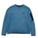  б/у одежда Nike NIKE Tec флис Crew тренировочный футболка произведена чистка мужской XXL голубой 