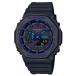 G-SHOCK Gショック カシオーク Virtual Blueシリーズ カシオ CASIO アナデジ 腕時計 ブラック ブルー 八角形 GA-2100VB-1AJF 国内正規モデル