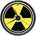 ¹͢ʡ SignMission Beagle Radioactive Wall Clock Symbol Toxic Waste Radiation