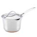 Anolon Nouvelle Copper Stainless Steel 3-1/2-Quart Covered Straining Saucepan by Anolon