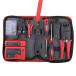 ¹͢ʡ Hi-Spec 9pc Network Cable Tester Tool Kit Set for CAT5, CAT6, RJ11, RJ45. Ethernet LAN Crimper, Punchdown, Coax Stripper  More
