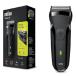 Braun Series3 300s Men Electric Clean Shaver Rechargeable Waterproof Razor Black
