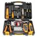 ¹͢ʡ InstallerParts Professional Network Tool Kit 15 In 1 - RJ45 Crimper Tool Cat 5 Cat6 Cable Tester, Gauge Wire Stripper Cutting Twisting