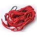 [ параллель импортные товары ] Race-Driven Motorcycle ATV Cargo Net 15 x 15 inch with 6 Hooks Mesh Web - Red