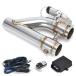 ¹͢ʡ PQY Universal 2.5 Inch Stainless Steel Exhaust Pipe Kit