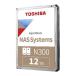 [ параллель импортные товары ] Toshiba N300 12TB NAS встроенный твердый Drive 7200 RPM SATA 6Gb / s 256 MB cache 3.5 дюймовый - HDWG21CXZSTA