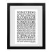 ¹͢ʡ Vintage Song Lyrics Wall Art Decor, This Ready to Frame Music Wall Art Poster is Ideal For Music Room, Office, Studio, And Man Cave