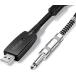 [ параллель импортные товары ] YESPURE USB гитара кабель гитара .PC. подключение музыкальные инструменты для USB интерфейс мужской - 6.35mm 1/4 дюймовый Ts электрогитара коннектор счетчик кабель 