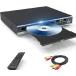 [ параллель импортные товары ] DVD Player, Region Free DVD Players for CD/DVD's, Compact DVD Player Supports NTSC/PAL System with RCA Stable Outputs/USB 128G Input,